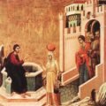 Duccio Christ and the Samaritan Woman